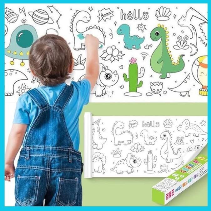 ¡LLEVATE 3 AL PRECIO DE 1! Rollo gigante para colorear de 3 metros🎨