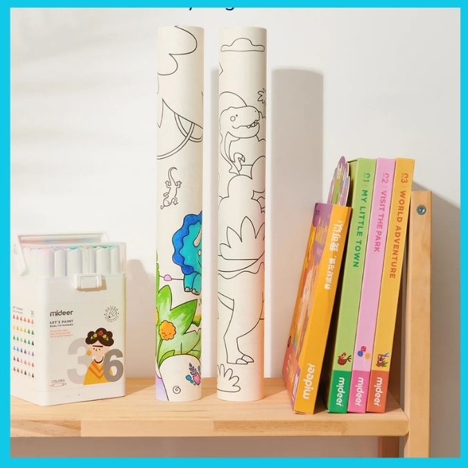 ¡LLEVATE 3 AL PRECIO DE 1! Rollo gigante para colorear de 3 metros🎨
