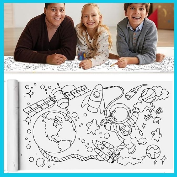 ¡LLEVATE 3 AL PRECIO DE 1! Rollo gigante para colorear de 3 metros🎨