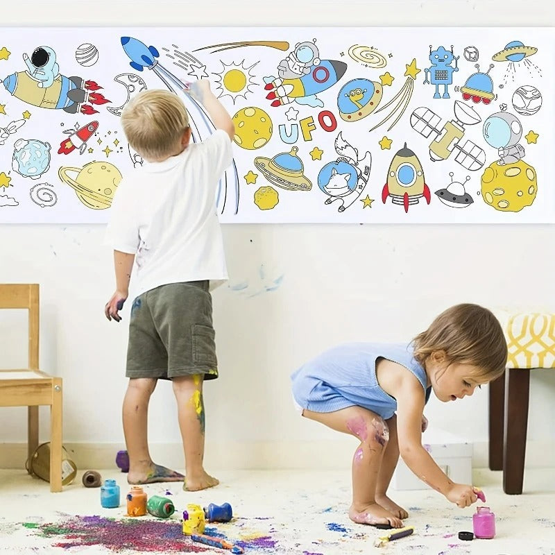 ¡LLEVATE 3 AL PRECIO DE 1! Rollo gigante para colorear de 3 metros🎨